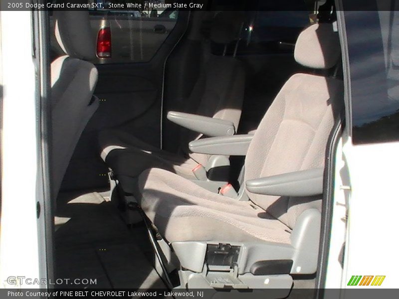 Stone White / Medium Slate Gray 2005 Dodge Grand Caravan SXT