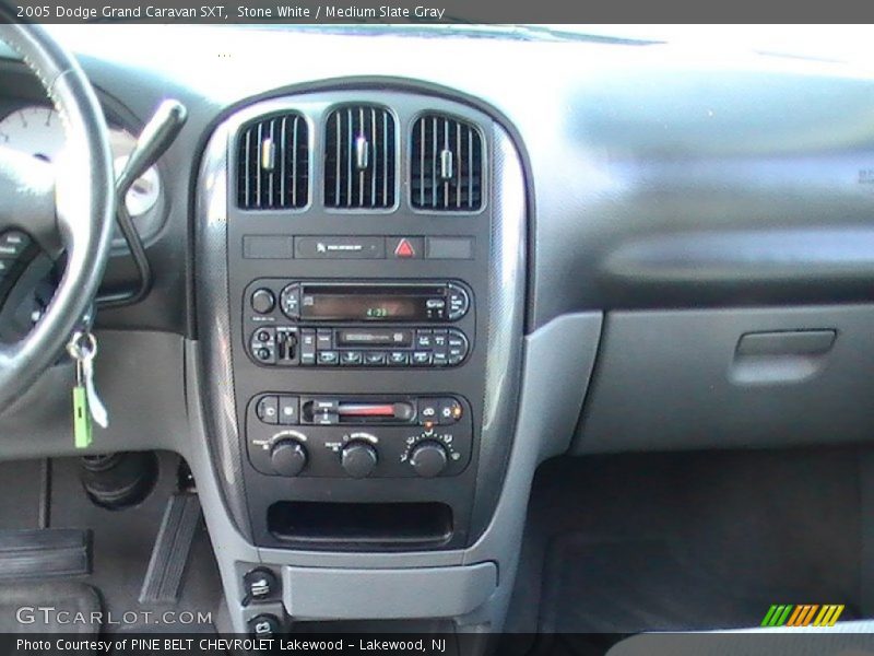 Stone White / Medium Slate Gray 2005 Dodge Grand Caravan SXT