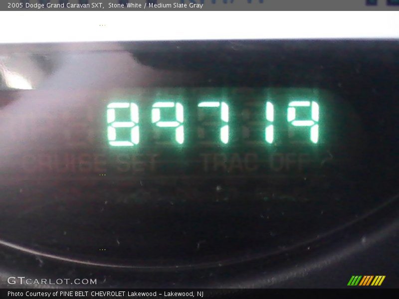 Stone White / Medium Slate Gray 2005 Dodge Grand Caravan SXT