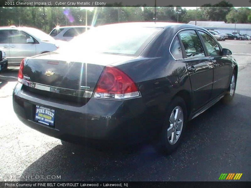Cyber Gray Metallic / Ebony 2011 Chevrolet Impala LS