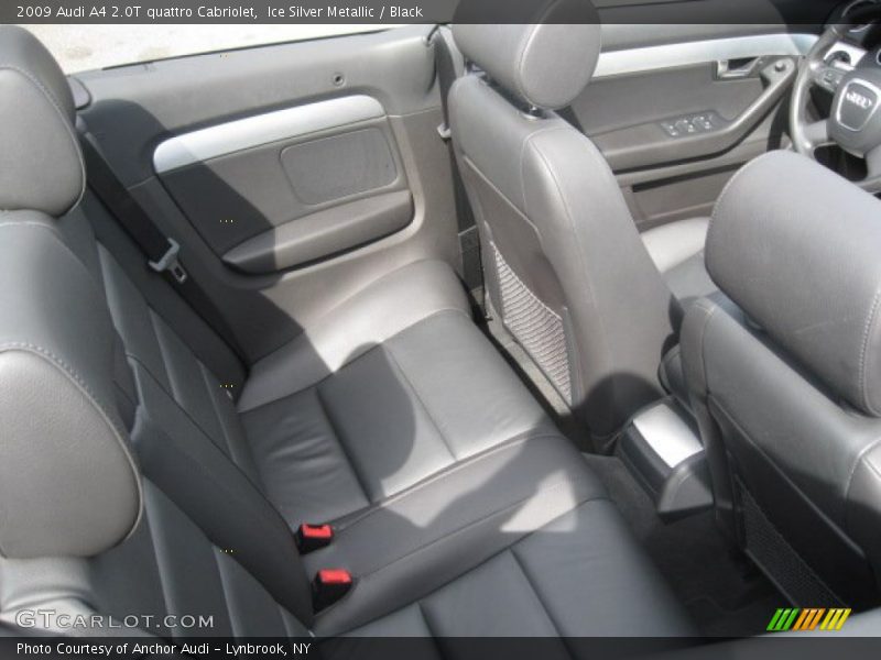 Ice Silver Metallic / Black 2009 Audi A4 2.0T quattro Cabriolet