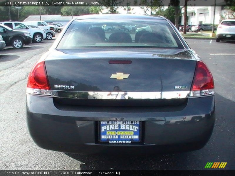 Cyber Gray Metallic / Ebony 2011 Chevrolet Impala LS