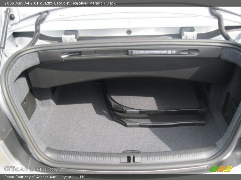 Ice Silver Metallic / Black 2009 Audi A4 2.0T quattro Cabriolet