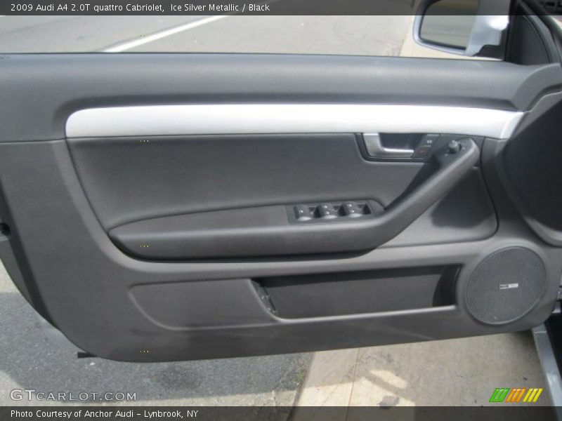 Ice Silver Metallic / Black 2009 Audi A4 2.0T quattro Cabriolet