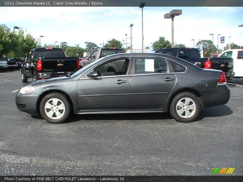 Cyber Gray Metallic / Ebony 2011 Chevrolet Impala LS