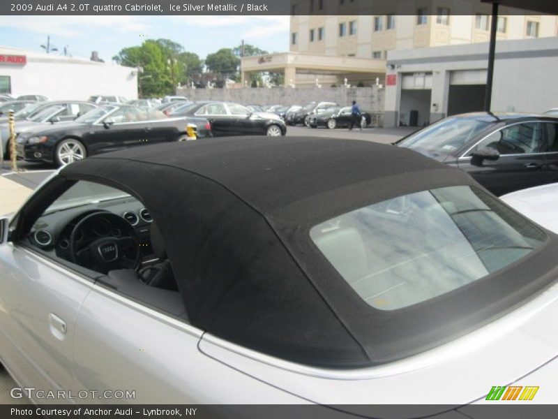 Ice Silver Metallic / Black 2009 Audi A4 2.0T quattro Cabriolet