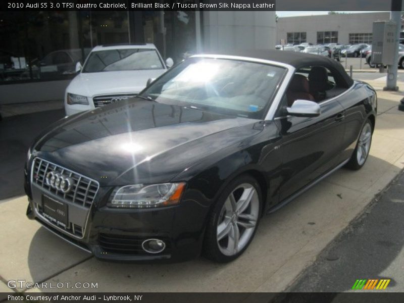 Brilliant Black / Tuscan Brown Silk Nappa Leather 2010 Audi S5 3.0 TFSI quattro Cabriolet