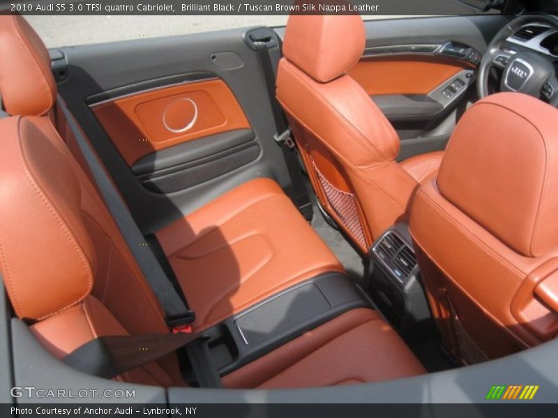 Brilliant Black / Tuscan Brown Silk Nappa Leather 2010 Audi S5 3.0 TFSI quattro Cabriolet