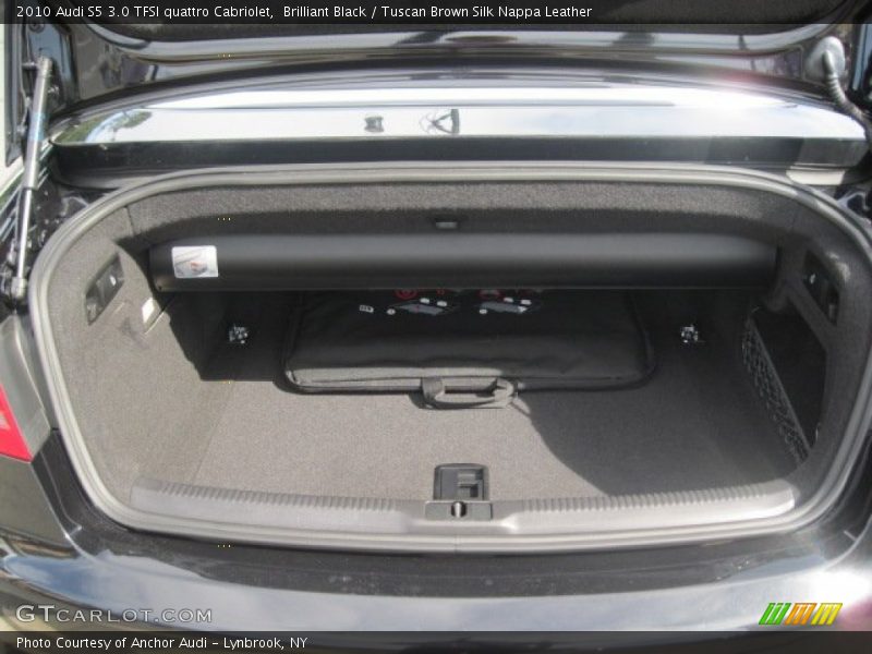 Brilliant Black / Tuscan Brown Silk Nappa Leather 2010 Audi S5 3.0 TFSI quattro Cabriolet