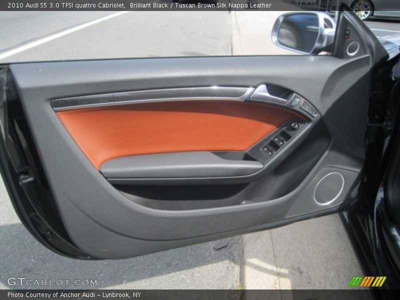 Brilliant Black / Tuscan Brown Silk Nappa Leather 2010 Audi S5 3.0 TFSI quattro Cabriolet