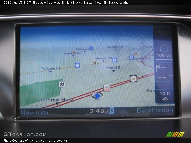 Brilliant Black / Tuscan Brown Silk Nappa Leather 2010 Audi S5 3.0 TFSI quattro Cabriolet