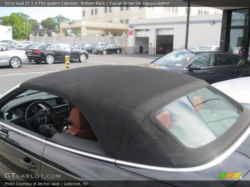 Brilliant Black / Tuscan Brown Silk Nappa Leather 2010 Audi S5 3.0 TFSI quattro Cabriolet