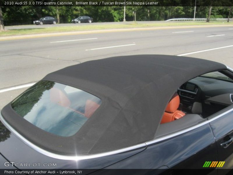 Brilliant Black / Tuscan Brown Silk Nappa Leather 2010 Audi S5 3.0 TFSI quattro Cabriolet