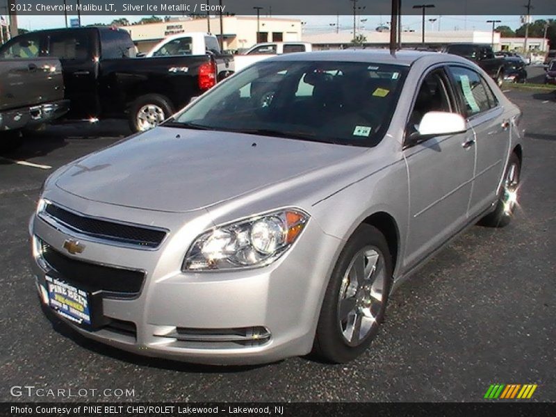 Silver Ice Metallic / Ebony 2012 Chevrolet Malibu LT