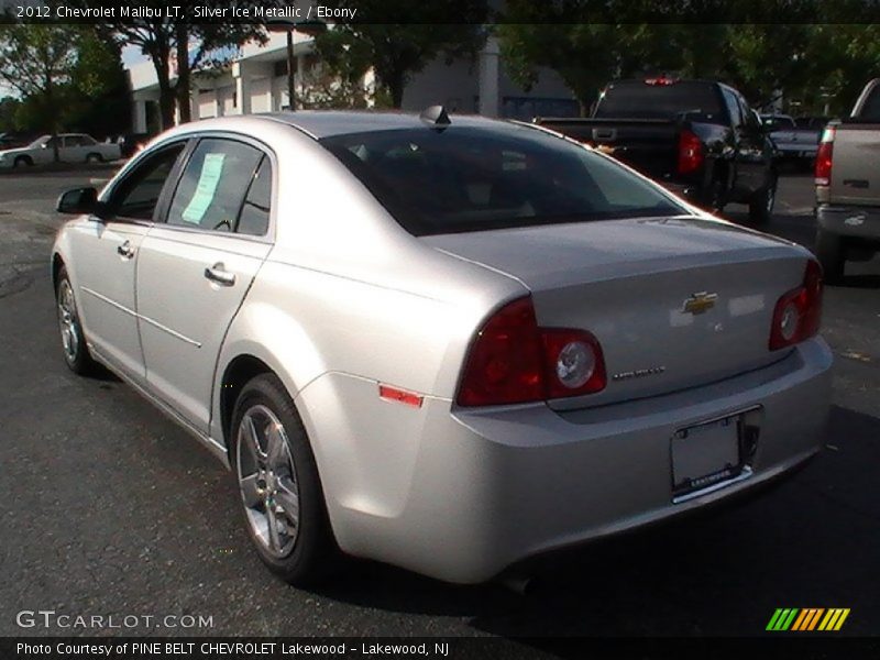Silver Ice Metallic / Ebony 2012 Chevrolet Malibu LT