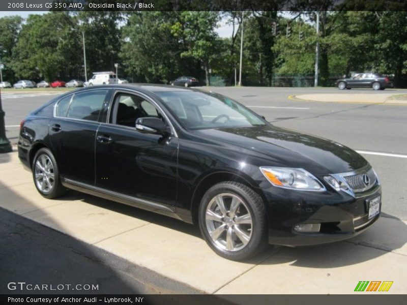 Obsidian Black / Black 2008 Lexus GS 350 AWD