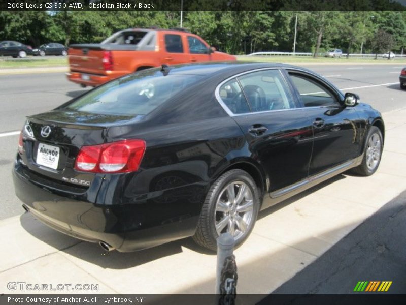 Obsidian Black / Black 2008 Lexus GS 350 AWD