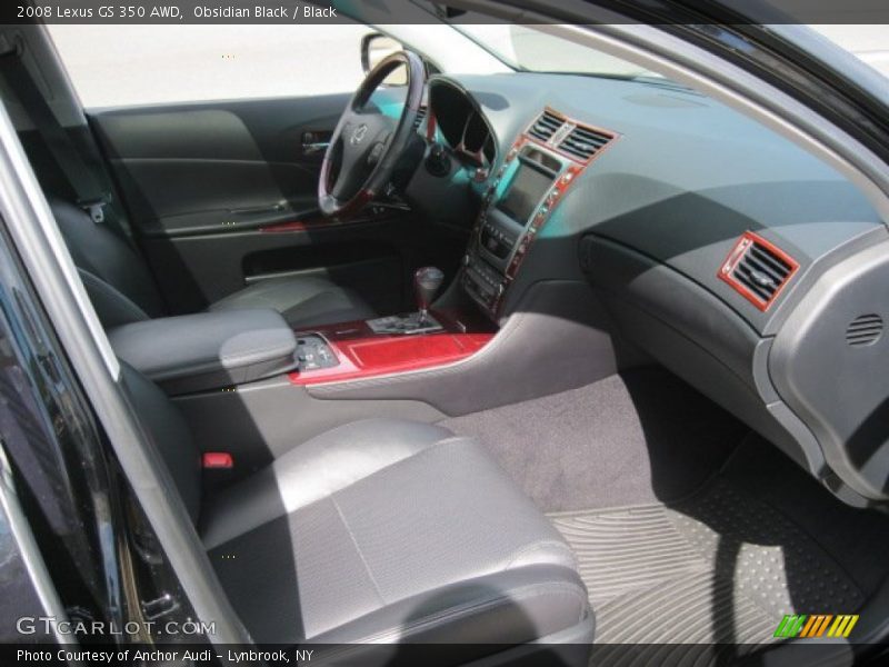 Obsidian Black / Black 2008 Lexus GS 350 AWD