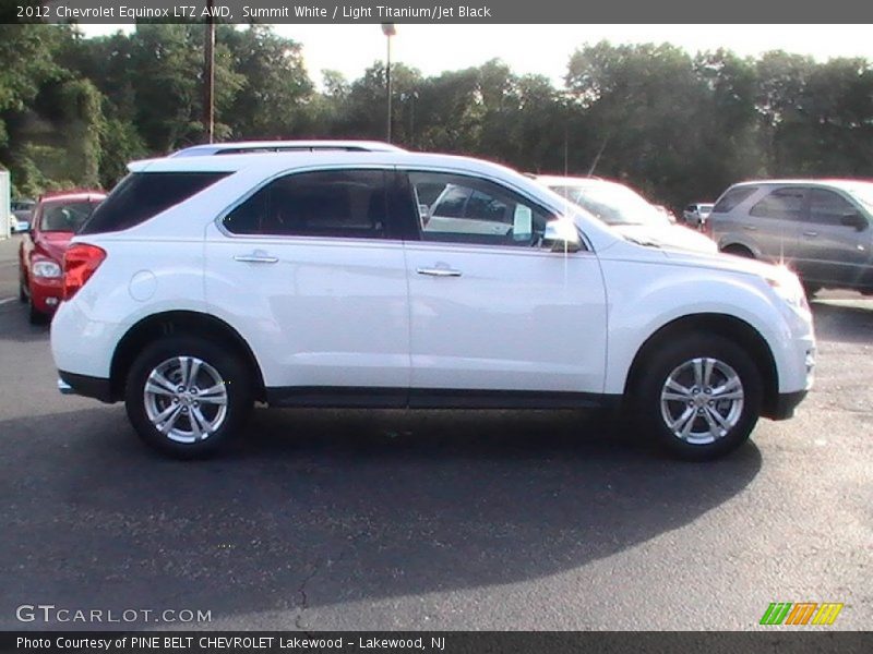 Summit White / Light Titanium/Jet Black 2012 Chevrolet Equinox LTZ AWD
