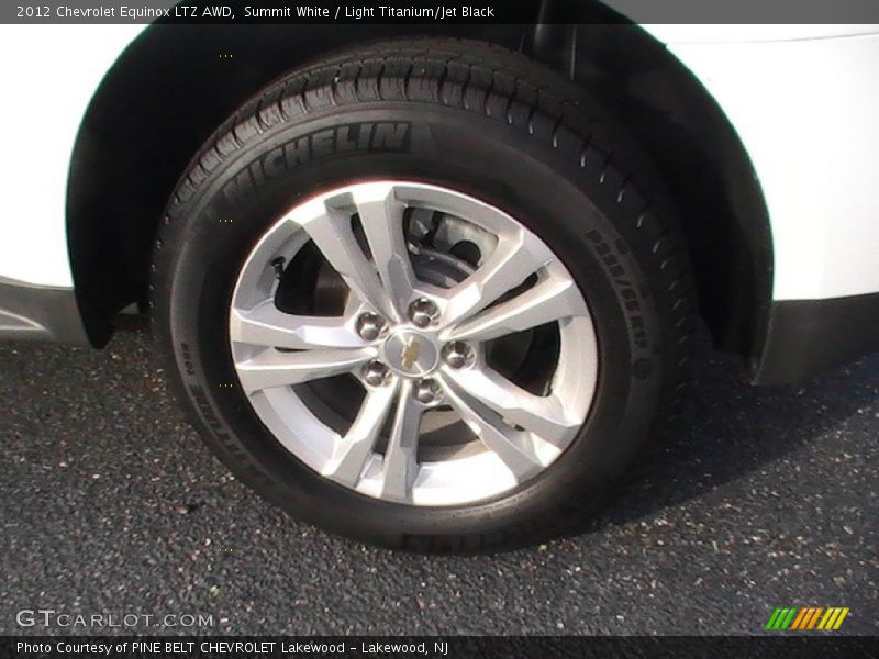 Summit White / Light Titanium/Jet Black 2012 Chevrolet Equinox LTZ AWD