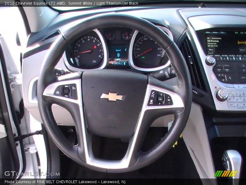 Summit White / Light Titanium/Jet Black 2012 Chevrolet Equinox LTZ AWD