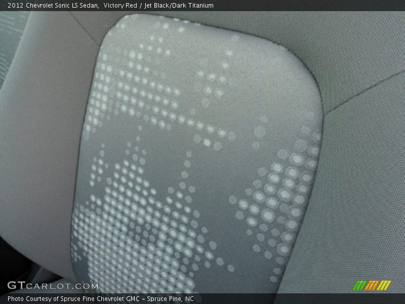 Victory Red / Jet Black/Dark Titanium 2012 Chevrolet Sonic LS Sedan