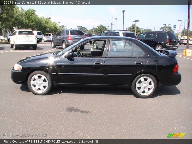 Blackout / Charcoal 2005 Nissan Sentra 1.8 S Special Edition