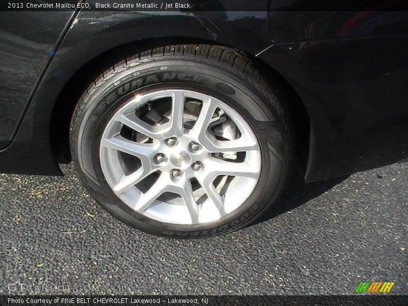 Black Granite Metallic / Jet Black 2013 Chevrolet Malibu ECO