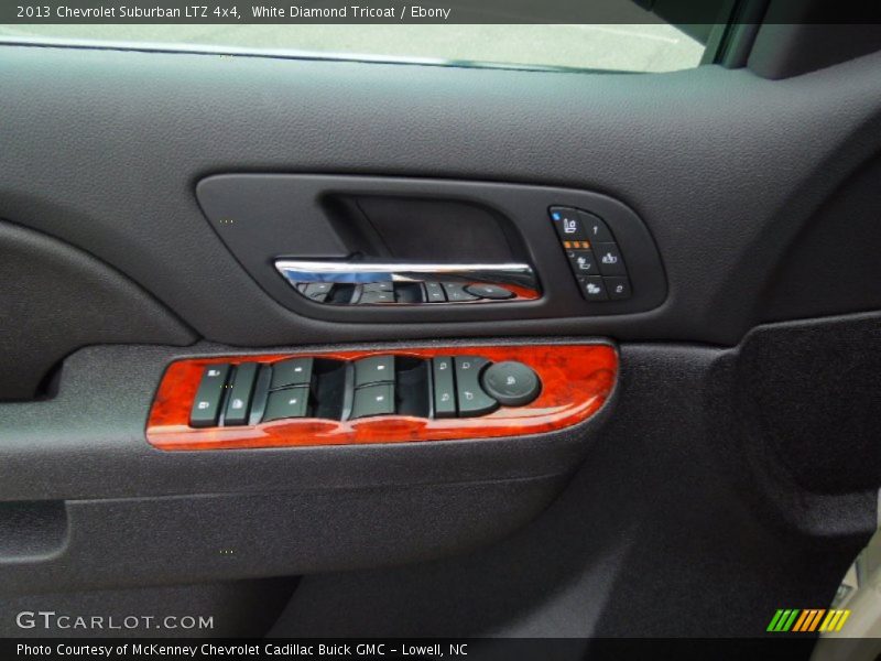 White Diamond Tricoat / Ebony 2013 Chevrolet Suburban LTZ 4x4
