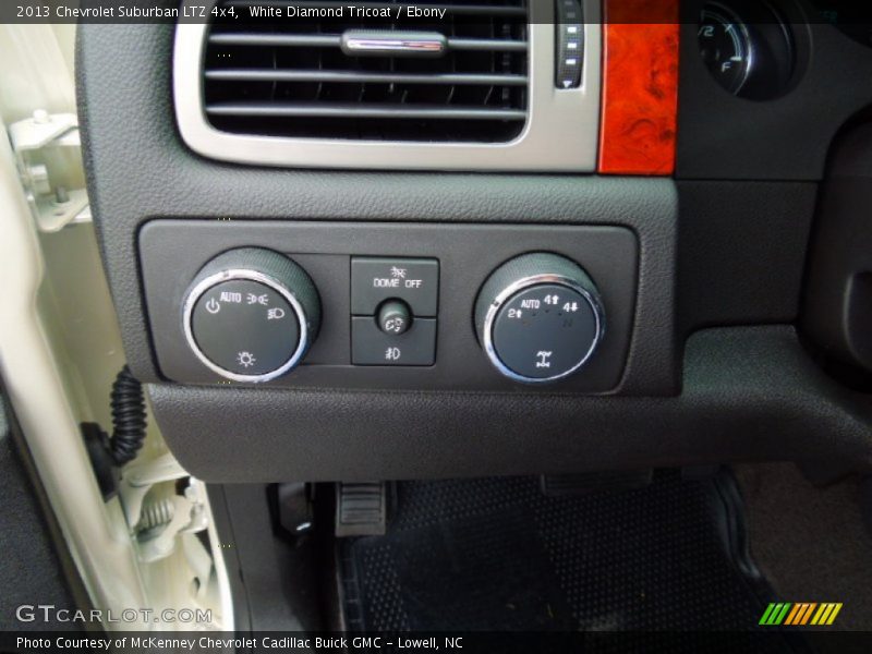 White Diamond Tricoat / Ebony 2013 Chevrolet Suburban LTZ 4x4