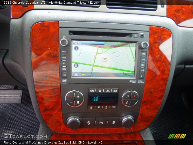 White Diamond Tricoat / Ebony 2013 Chevrolet Suburban LTZ 4x4
