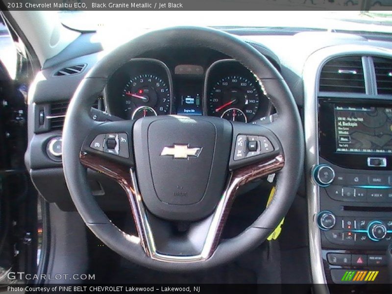 Black Granite Metallic / Jet Black 2013 Chevrolet Malibu ECO