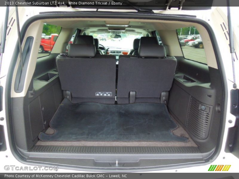 White Diamond Tricoat / Ebony 2013 Chevrolet Suburban LTZ 4x4