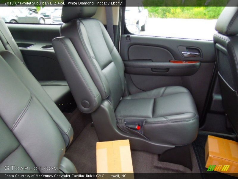 White Diamond Tricoat / Ebony 2013 Chevrolet Suburban LTZ 4x4