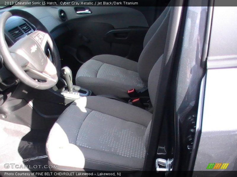 Cyber Gray Metallic / Jet Black/Dark Titanium 2013 Chevrolet Sonic LS Hatch