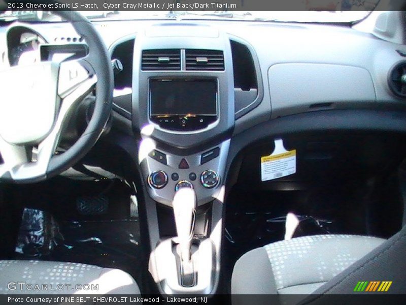 Cyber Gray Metallic / Jet Black/Dark Titanium 2013 Chevrolet Sonic LS Hatch