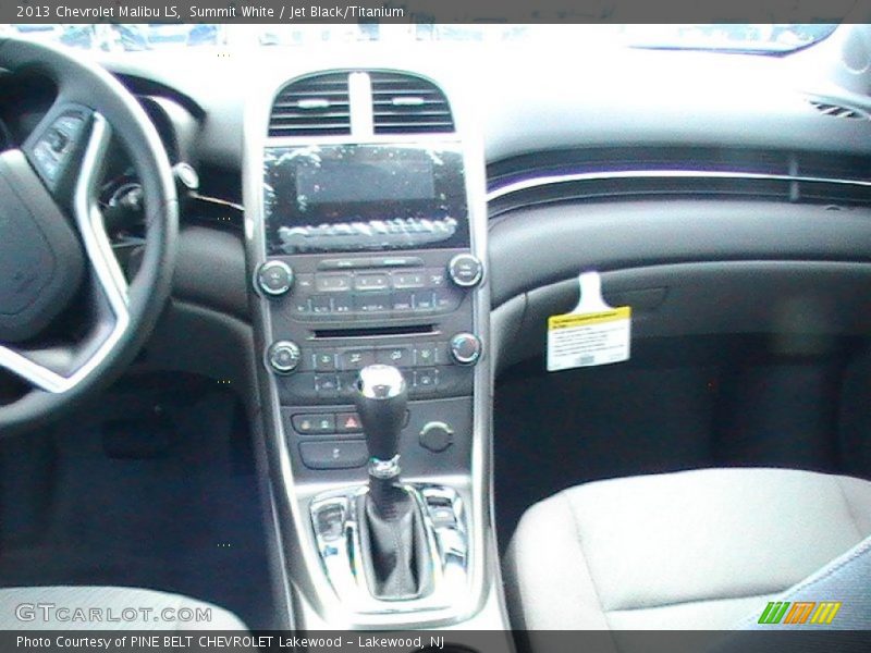 Summit White / Jet Black/Titanium 2013 Chevrolet Malibu LS