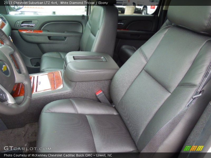 White Diamond Tricoat / Ebony 2013 Chevrolet Suburban LTZ 4x4