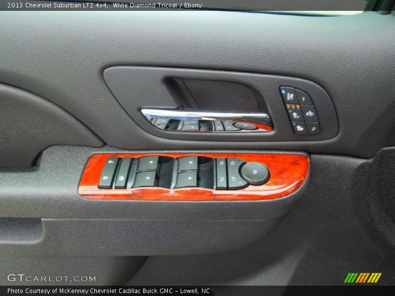 White Diamond Tricoat / Ebony 2013 Chevrolet Suburban LTZ 4x4