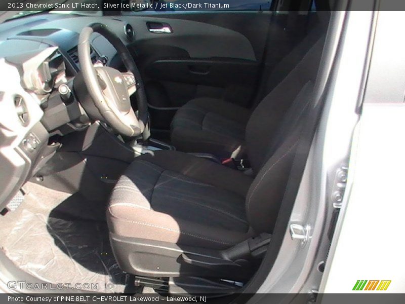 Silver Ice Metallic / Jet Black/Dark Titanium 2013 Chevrolet Sonic LT Hatch