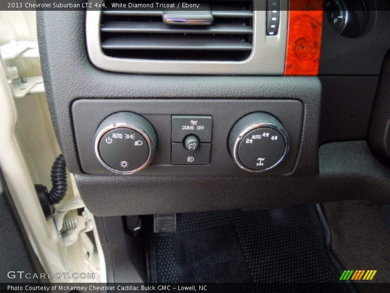 White Diamond Tricoat / Ebony 2013 Chevrolet Suburban LTZ 4x4