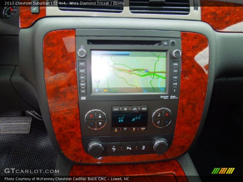 White Diamond Tricoat / Ebony 2013 Chevrolet Suburban LTZ 4x4