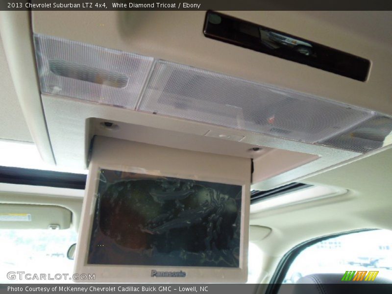 White Diamond Tricoat / Ebony 2013 Chevrolet Suburban LTZ 4x4