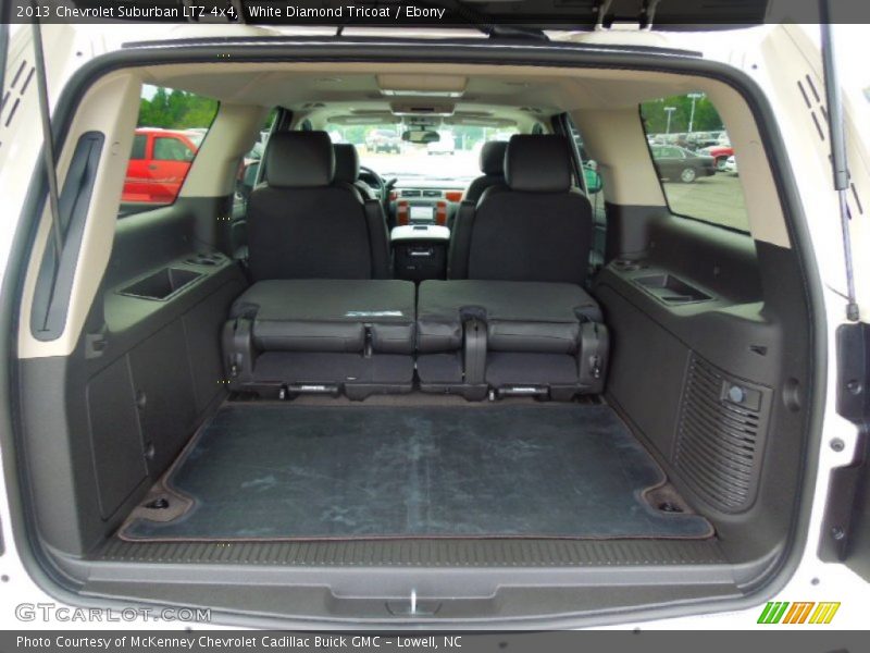 White Diamond Tricoat / Ebony 2013 Chevrolet Suburban LTZ 4x4
