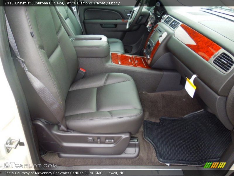 White Diamond Tricoat / Ebony 2013 Chevrolet Suburban LTZ 4x4