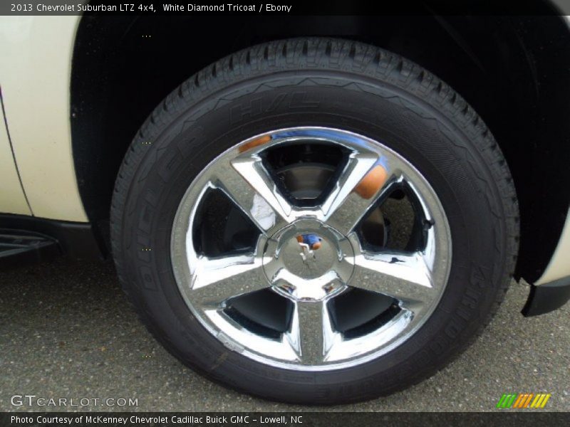 White Diamond Tricoat / Ebony 2013 Chevrolet Suburban LTZ 4x4