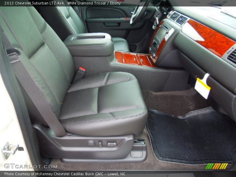 White Diamond Tricoat / Ebony 2013 Chevrolet Suburban LTZ 4x4