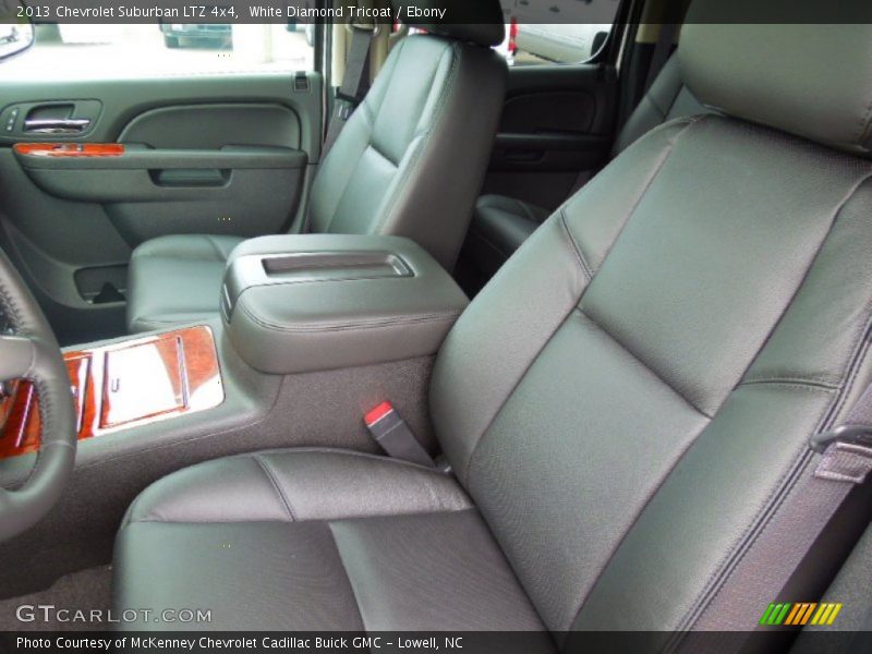 White Diamond Tricoat / Ebony 2013 Chevrolet Suburban LTZ 4x4