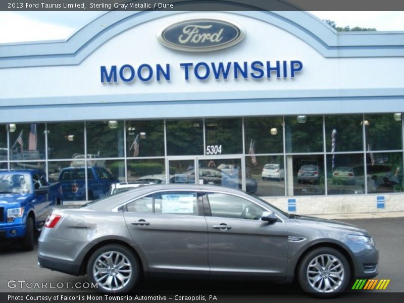 Sterling Gray Metallic / Dune 2013 Ford Taurus Limited