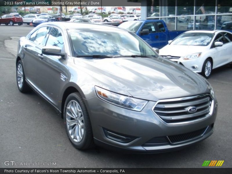 Sterling Gray Metallic / Dune 2013 Ford Taurus Limited